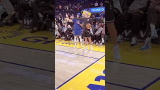 Steph Curry And His Trainer Going Through Their Pre Game Routine
