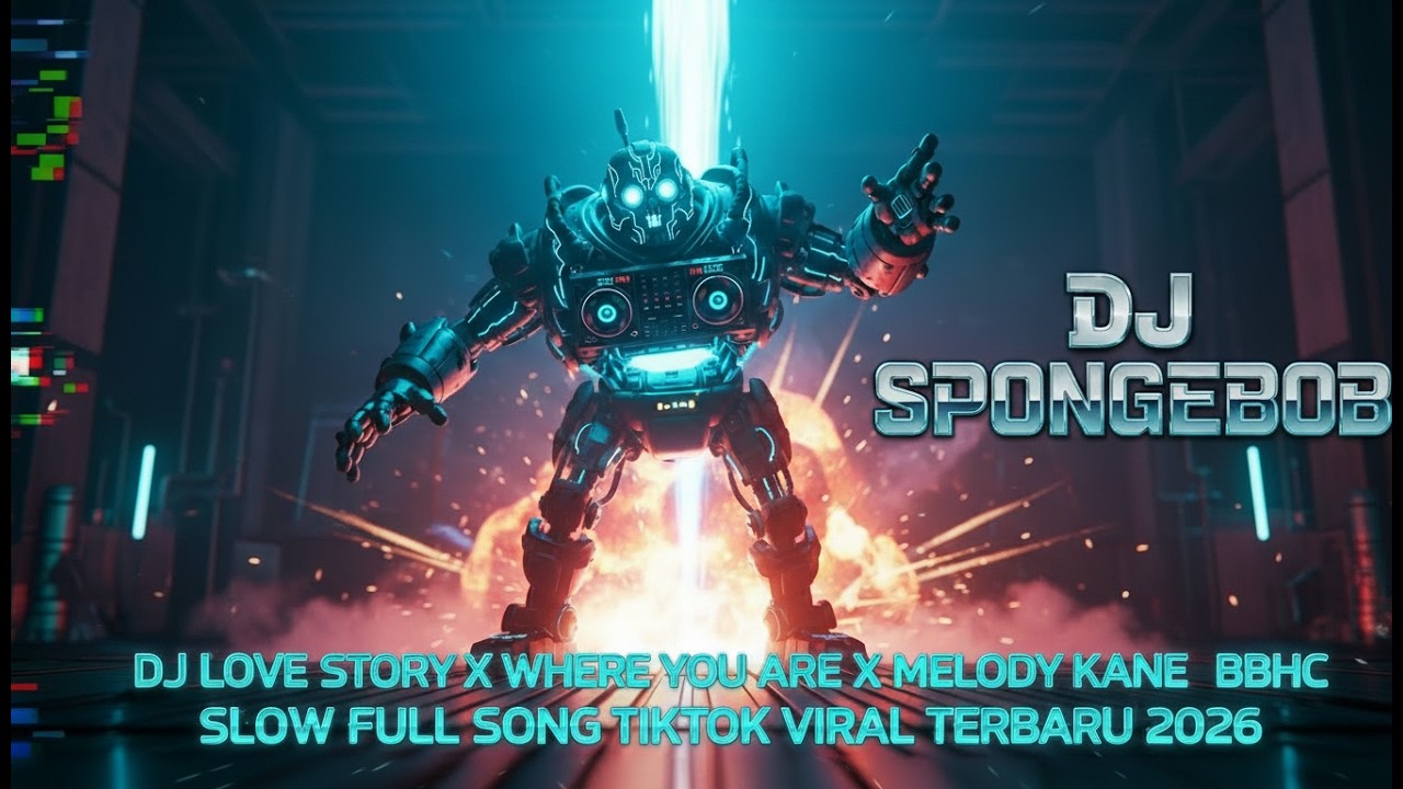 [tanpa iklan] DJ SPONGEBOB | DJ LOVE STORY X WHERE YOU ARE X MELODY KANE X BBHC SLOW | TIKTOK  2026