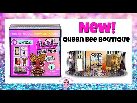 NEW LOL Surprise QUEEN BEE Boutique Doll House Furniture Set Series 1 RARE