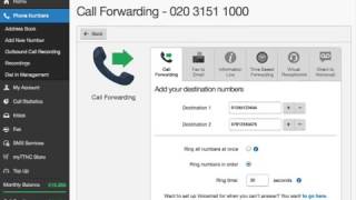Getting Started Setting Up Call Forwarding