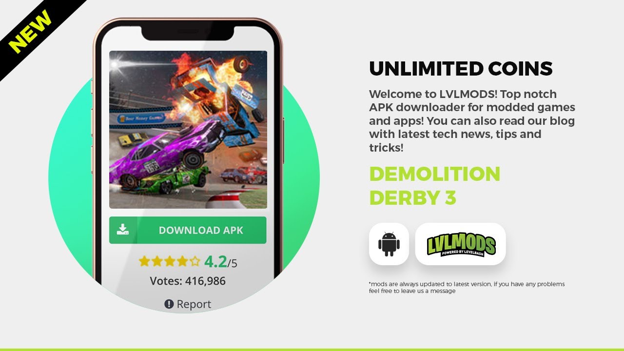 Demolition Derby 3 Mod APK *Unlimited Money* YouTube