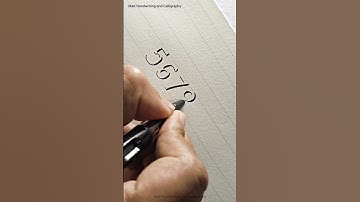 Create amazing numbers in 3D shadow lettering #shortsfeed #3dart