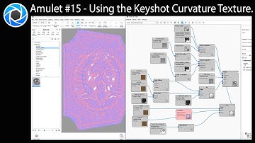 Amulet Chapter 15 - Using the Keyshot Curvature Texture