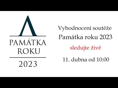 Záznam vyhodnocení soutěže Památka roku 2023