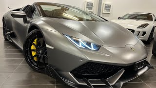 LAMBORGHINI HURACAN SPYDER GRIGIO TITANS!!🦍🎵🎶