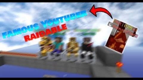 I MADE A FAMOUS YOUTUBER RAIDABLE! *INSANE* | Minecraft HCF