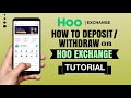 How to DEPOSIT or WITHDRAW on HOO Exchange | Crypto App Tutorial