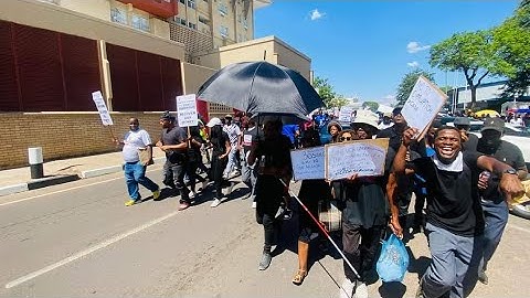 Setlhomo Raymond Tshwanelang - PROTEST AGAINST CEDA #CORRUPTION #SayNoToCrime