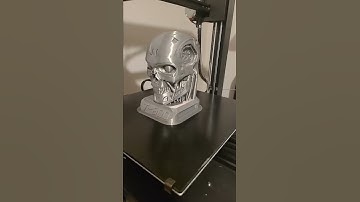 T-800 Terminator 3d print finnished !! 44hr print !