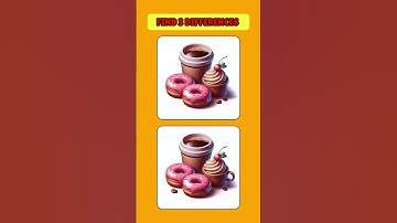 Find 3 differences! #shorts #9