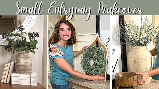 SMALL ENTRYWAY MAKEOVER | DECORATING IDEAS 2022 | HOW TO CREATE A WELCOMING HOME ENTRYWAY