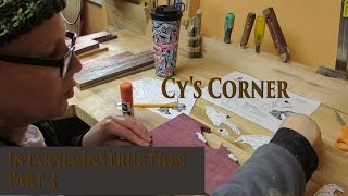Intarsia Instruction Part 2 of 7, Attaching the pattern to the wood. In this video I talk about cutting the pieces out of the paper pattern and choosing the wood for the pattern. I also attach the paper