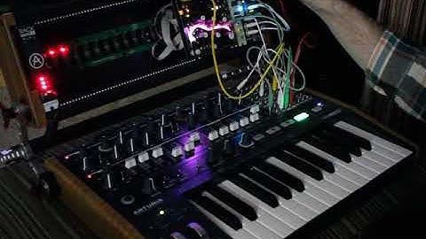 Auld Lang Syne on Modular Synthesizer