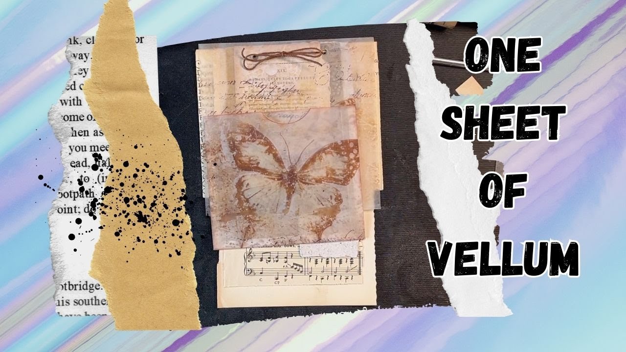 Using Up One Sheet of Vellum - YouTube