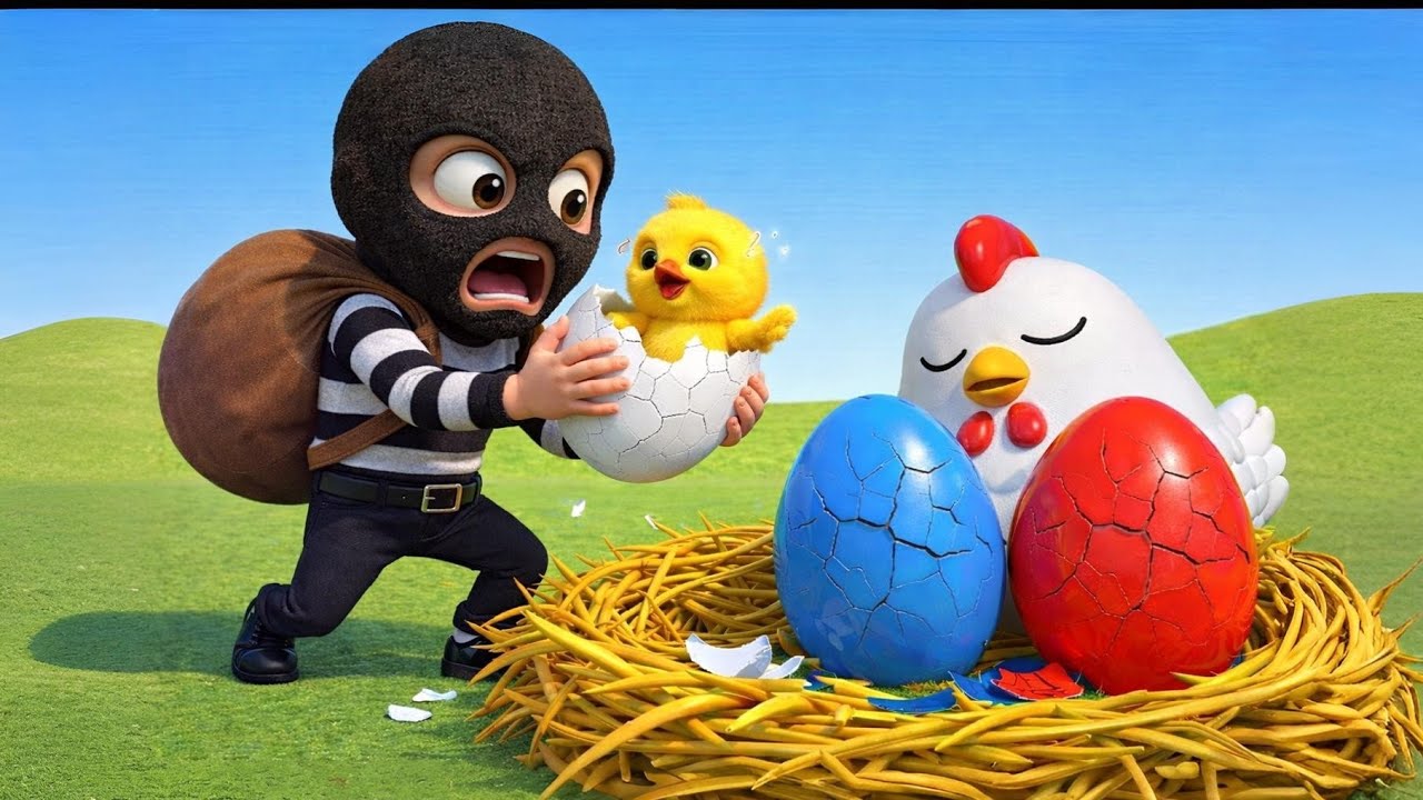 Mother Hen is Crying! | The Sad Story of the Stolen Eggs | Moral Story for Kids 🐔💔