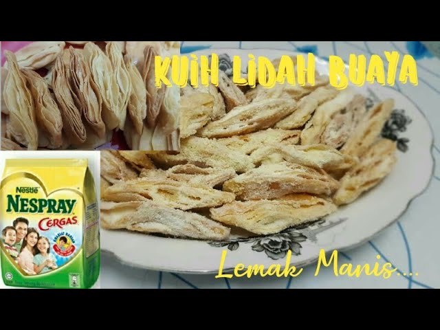 Kuih Lidah Buaya Lemak Manis Kuih Tiram Kuih Kapal Terbang Youtube