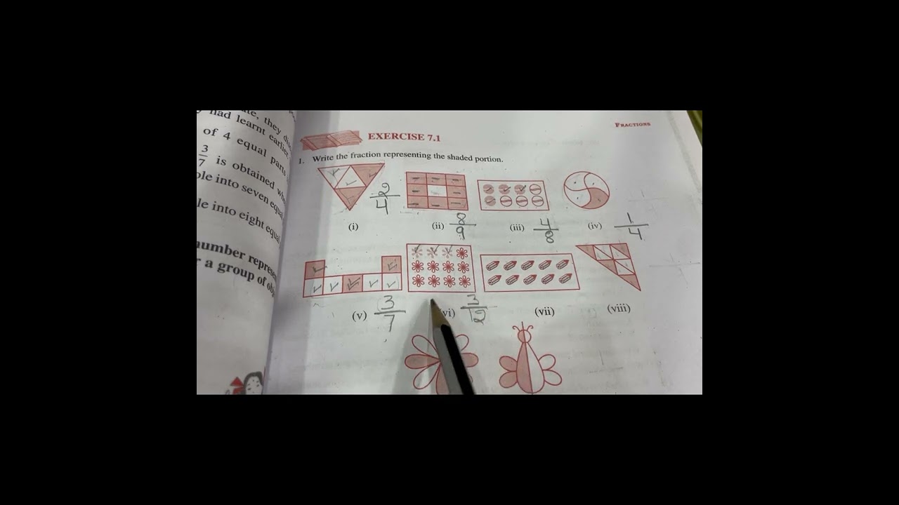 Chapter 7 ( Fraction)Exercise 7.1 (Question no .1)