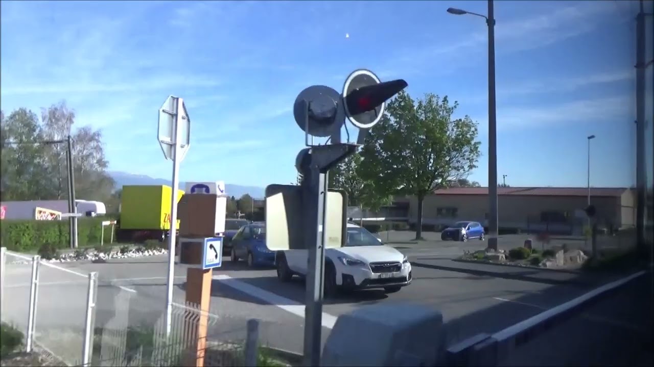 Train trajet de Bellegarde à Annemasse