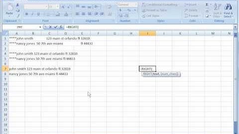 Excel 2007 Tutorial 13: Advanced Functions Part 1