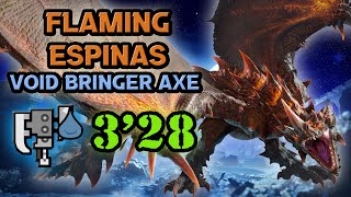 [MHR:S|PC] Flaming Espinas 328 Switch Axe 💧 [エスピナス亜種 | スラアク] - MR 6★ What Sleeps in the Tower