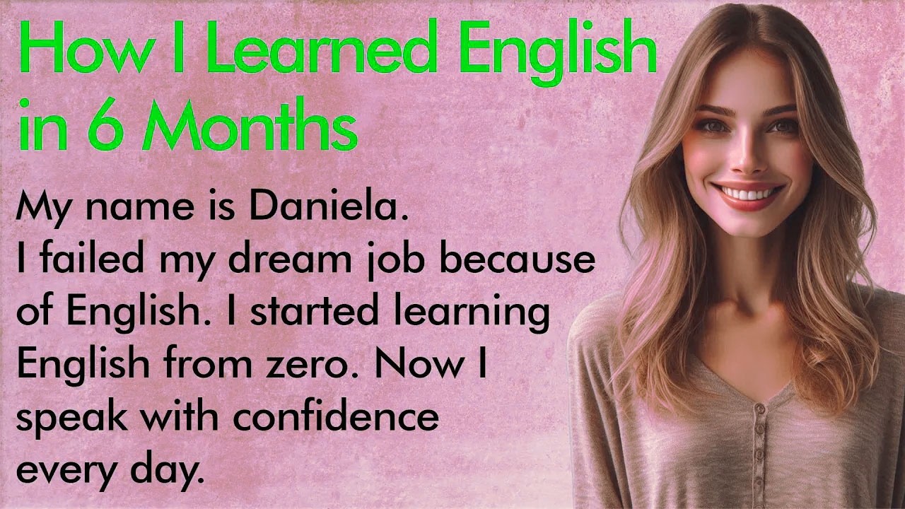How I Learned English in 6 Months ✅ Improve Your English (A1–A2 Level) ✅
