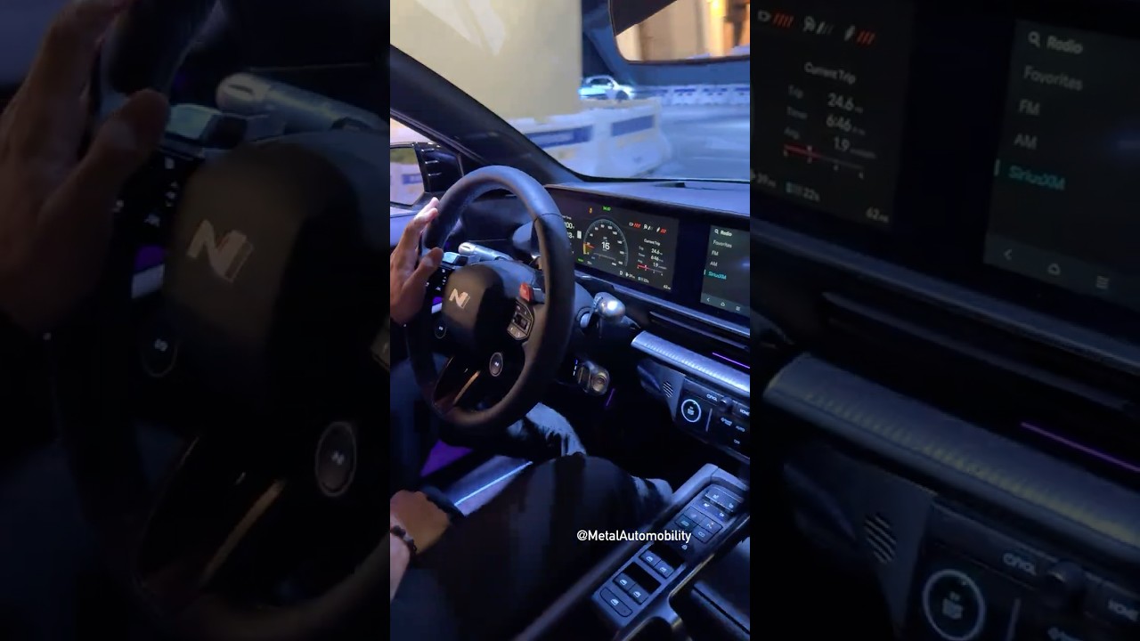 Тест-драйв Hyundai IONIQ 6 N 2026 года — автосалон в Лос-Анджелесе 2025