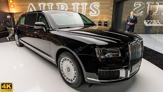 PRESIDENT VLADIMIR PUTIN 's CAR | AURUS SENAT LIMOUSINE  GENEVA MOTOR SHOW [2019 4K]