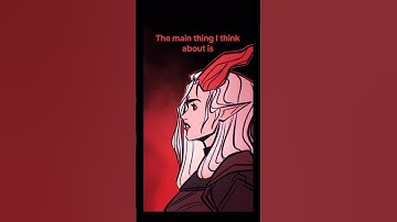 My Dark Urge character talking to Withers after resisting her evil father. #bg3 #baldursgate