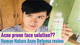 human nature acne facial wash
