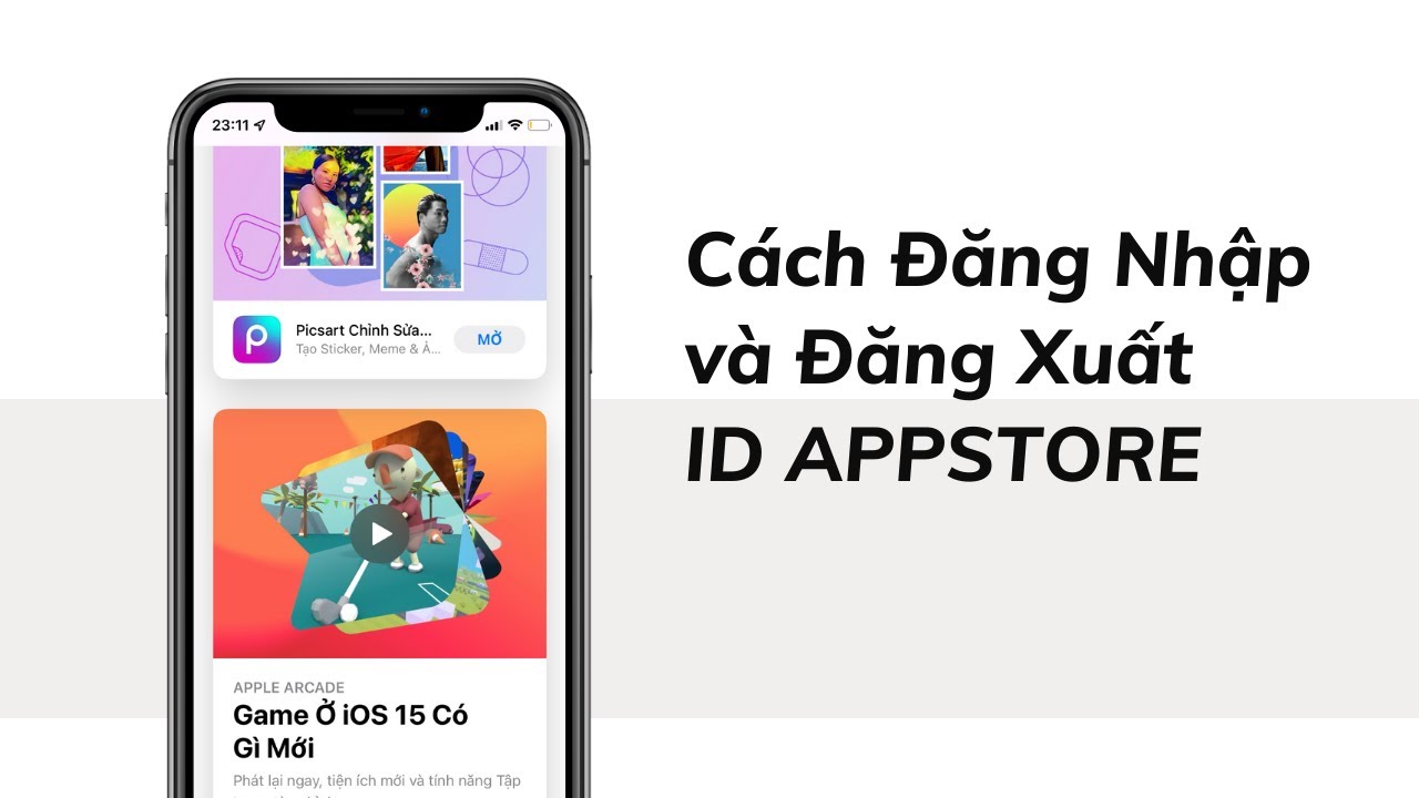 id app store Update Cách Đăng Nhập và Đăng Xuất ID APPSTORE | Minh Trần App
