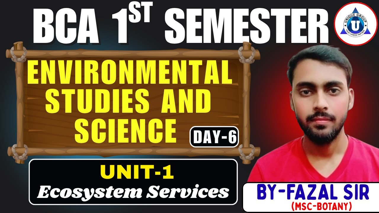 “🌿 BCA 1st Sem || Environmental Studies & Science || Ecosystem Services ...