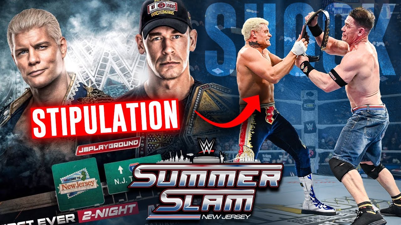 SHOCKING STIPULATION In John Cena Vs Cody Rhodes!? MAJOR ANNOUNCEMENT ...