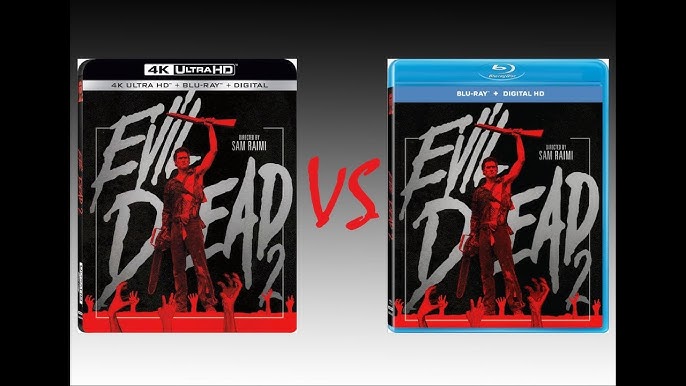 DVD Exotica: The Definitive Evil Dead 1 and 2 (Laserdisc/ DVD/ Blu-ray/ UHD  Comparison)