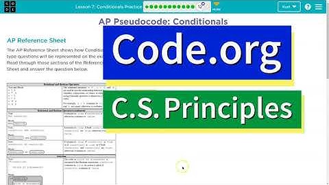 Code.org Lesson 7.13 Conditionals Practice | Tutorial and Answer | Unit 4 CS Principles (7.12 2021)
