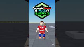 😱🔥 ¡Probando TRUCOS de ROBUX Gratis sin USAR PLS DONATE! 🤑💵 #shorts #roblox #viral #viralshorts