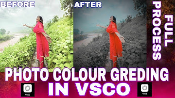 Vsco App HD Photo Editing tutorial | Photo Colour Greding in Vsco | new photo editing 2021 #SRSTECH