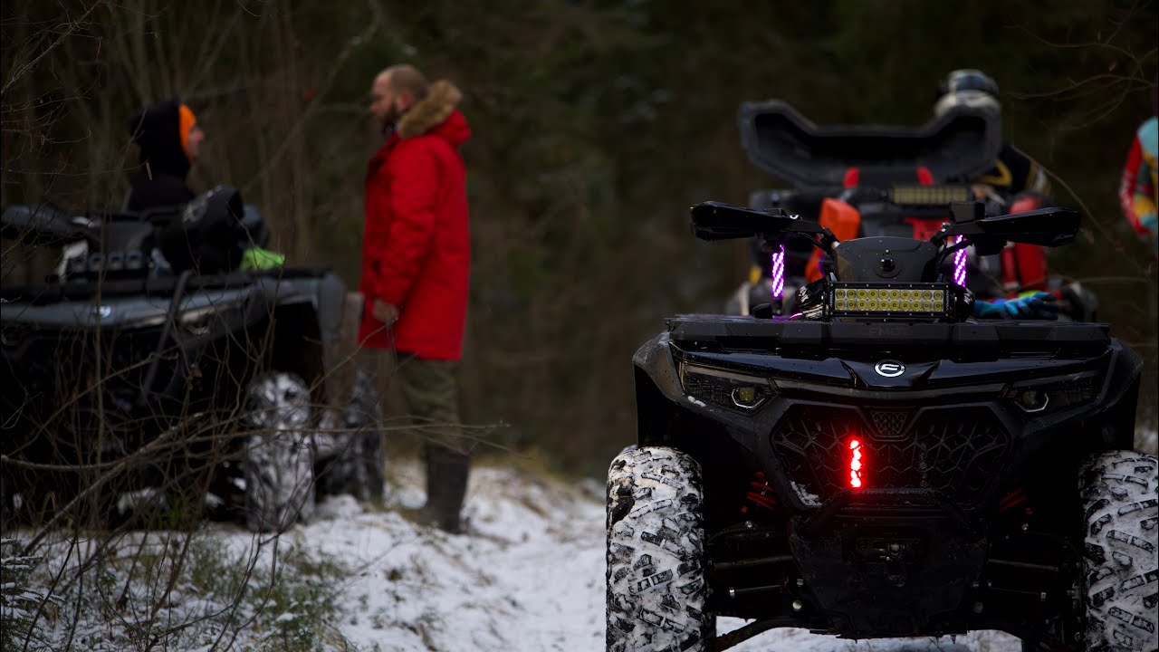 КАЧЕСТВЕННЫЙ ВЫЕЗД НА КВАДРОЦИКЛАХ CFMOTO СПРЫГНУЛ В РЕКУ ПРОБИЛИ КОЛЕСО 