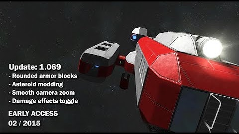Space Engineers - Update 01.069: New armor block types, Asteroid modding