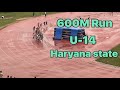 600m u14 35th haryana state junior athletes championship 2022