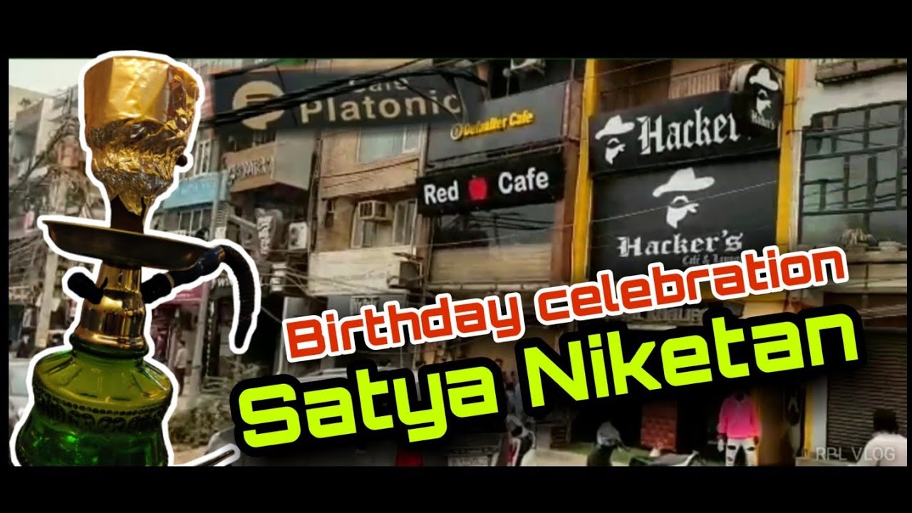 Satya Niketan Platonic Cafe Birthday Vlog At Satya Niketan Lounge 