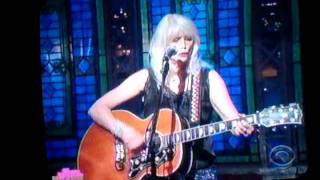 Emmylou Harris performing &quot;SIx White Cadillacs&quot;  on The David Letterman Show