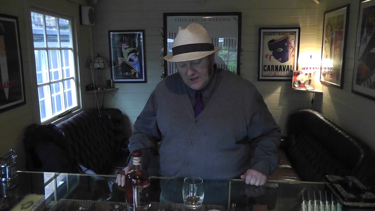 Sampling the Coruba cigar rum