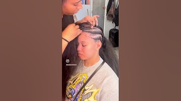 woow this is neat | stitch braids tutorial | #shorts #tutorial #stitchbraids