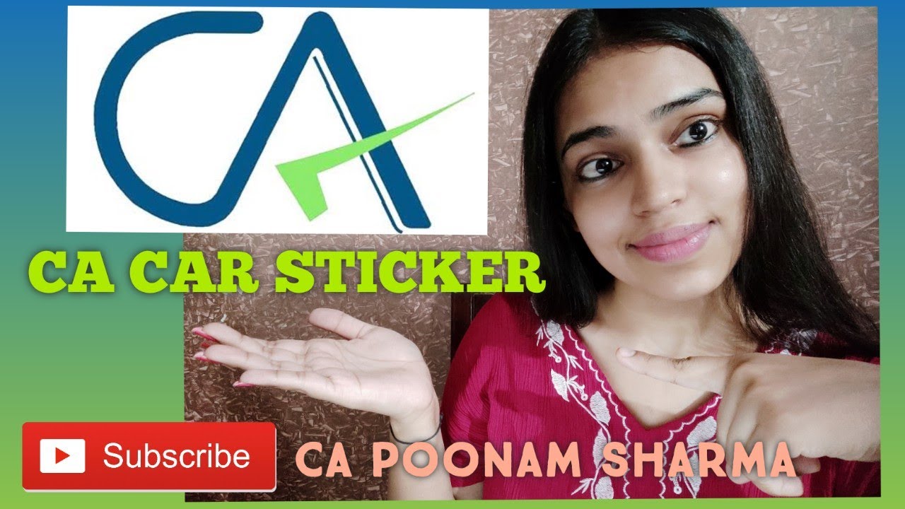 CA Car Sticker 😀 Use prefix "CA" CA Universal Logo YouTube