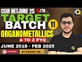 🔴ORGANOMETALLICS CSIR NET PYQ (2019-2024 ) A to Z | TARGET BATCH🔥| Anoop Sir