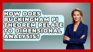 How Does Buckingham Pi Theorem Relate To Dimensional Analysis? - Civil Engineering Explained