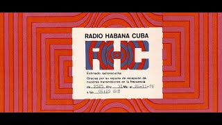 Shortwave archive (1974): Radio Habana Cuba English service signing on