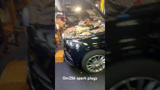Om256 inline 6 cylinder turbo spark plug tips. #w167 #gls450. Torque 15nm + dielectric grease!