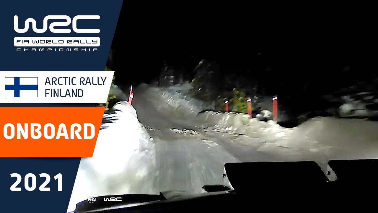 Flat out at night - Craig Breen on SS2 at WRC Arctic Rally Finland 2021