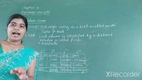 chapter 13: DATABASE CONCEPTS